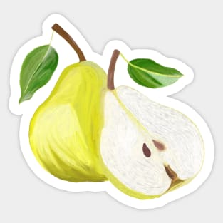 Pear shaped Sticker